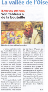 Article sur l'exposition au “Pressoir auversois”