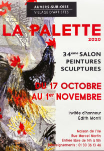 Affiche de l'exposition “La Palette” à Auvers-sur-Oise