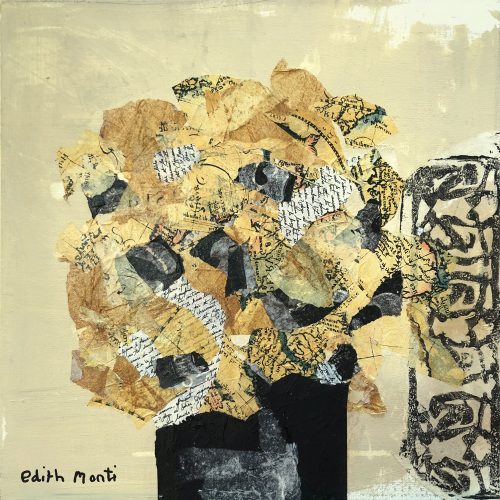 Edith_Monti_Hortensia_Egyptien_Technique_Mixte_40cmx40-cm_2017